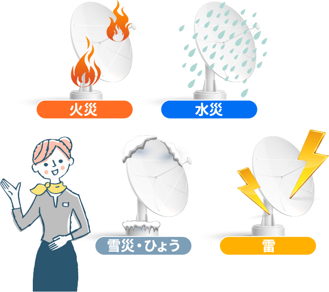 実は…火災保険はアンテナ工事でも使えます!